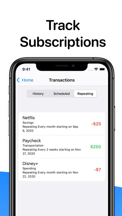 Screenshot di OpenBudget - Budget and Save