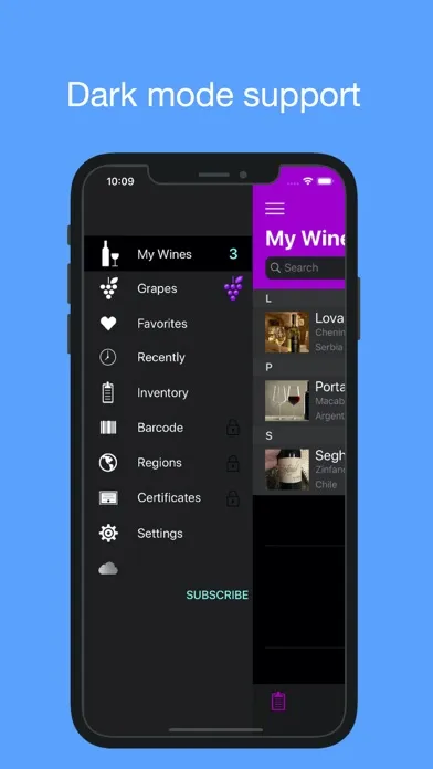 Tangkapan layar Winebook Pro