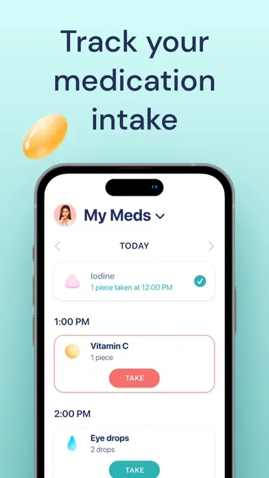 Captures d'écran de Pill Reminder ◐ Med Planner