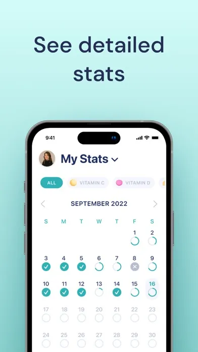 Captures d'écran de Pill Reminder ◐ Med Planner