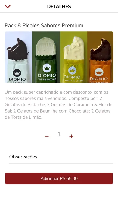 Dio Mio Gelato سکرین شاٹس