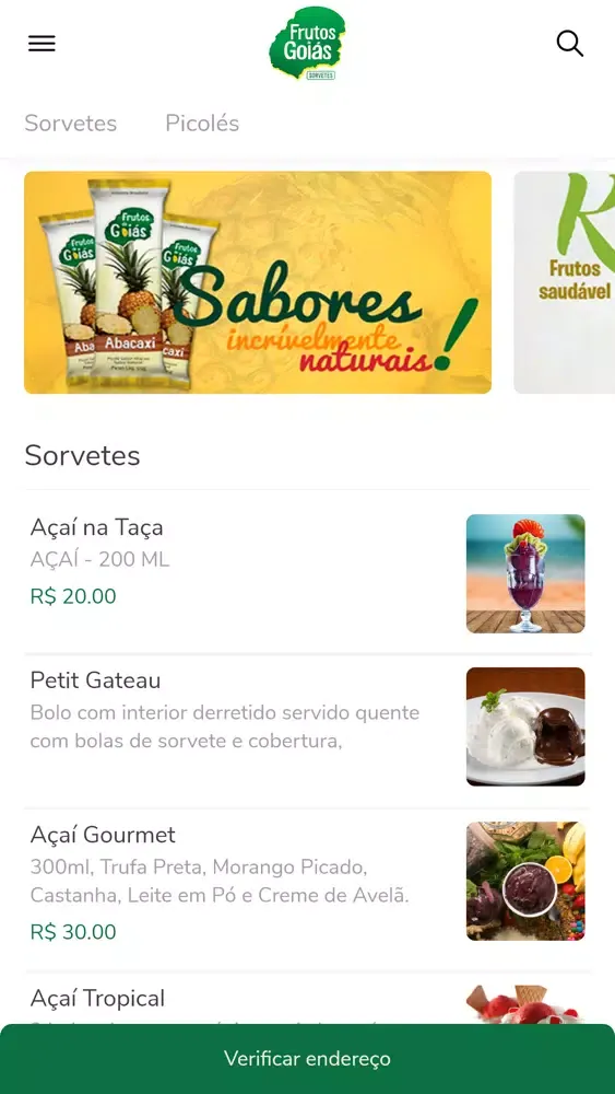 Zrzuty ekranu Frutos de Goiás Sarzedo