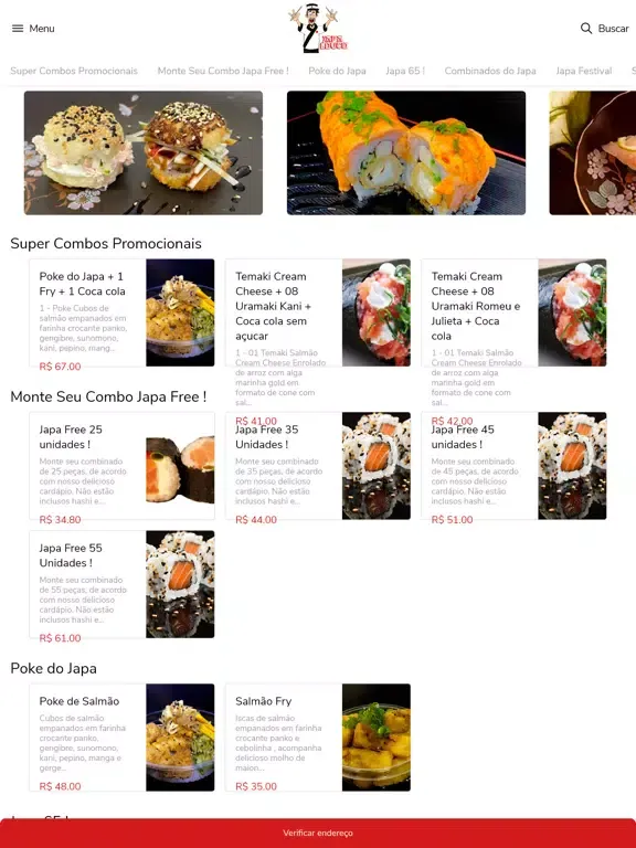 Capturas de pantalla de Japa Louco Sushi iPad 