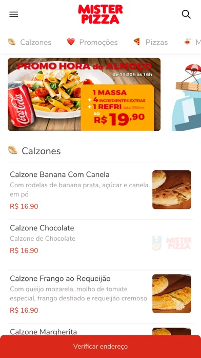 Zrzuty ekranu Mister Pizza