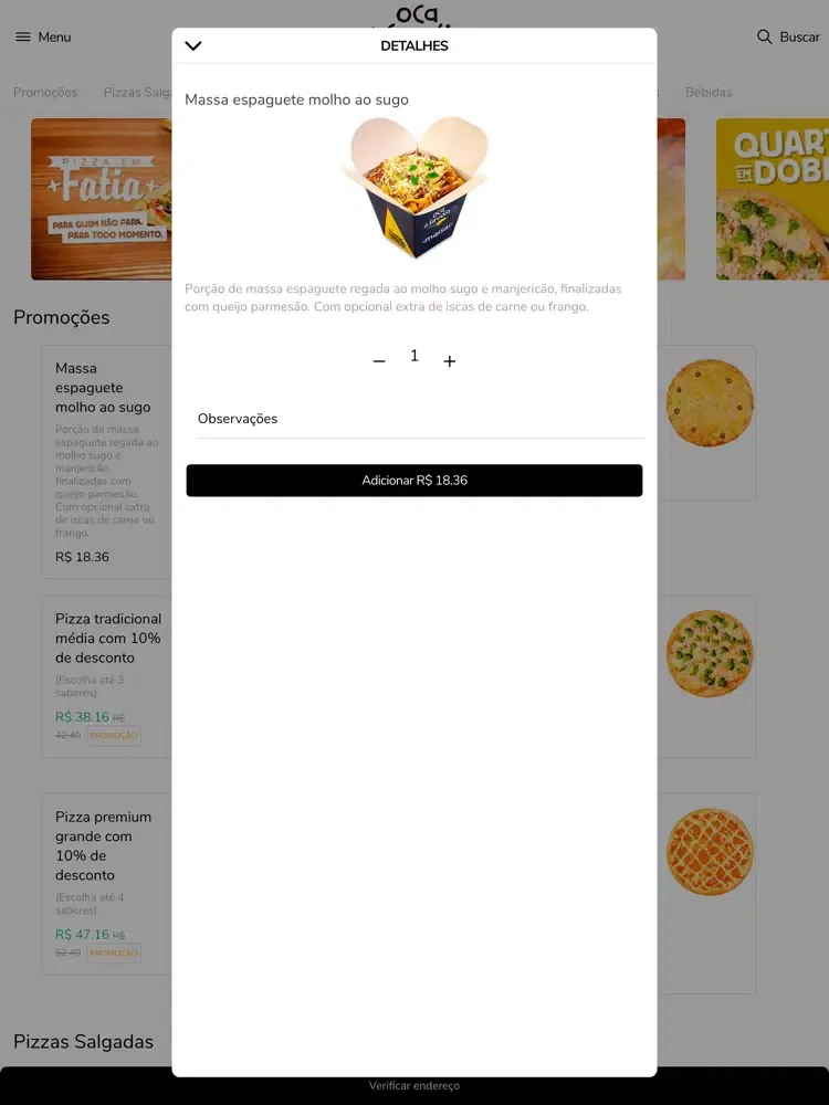 Oca de Savóia Delivery iPad  स्क्रीनशॉट