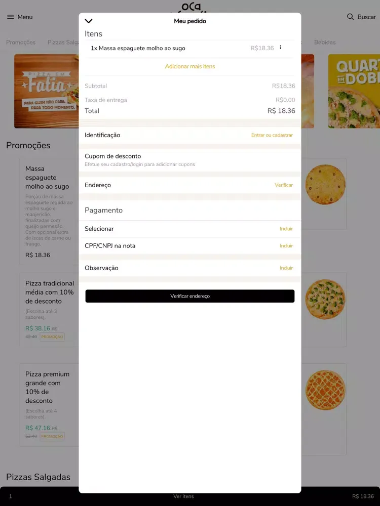 Oca de Savóia Delivery iPad  स्क्रीनशॉट