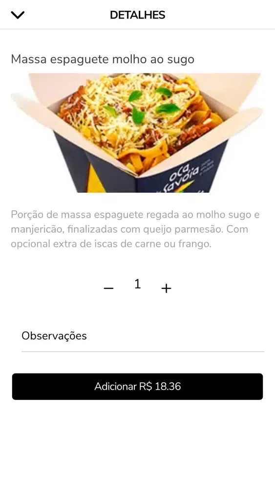 Oca de Savóia Delivery स्क्रीनशॉट