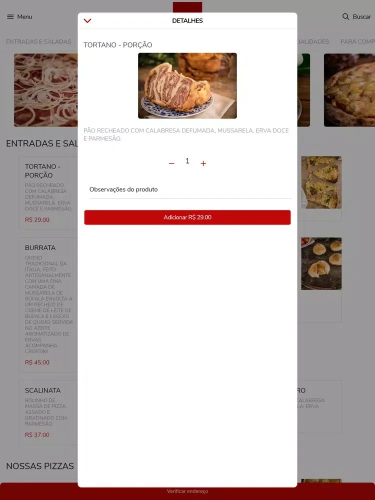 Captures d'écran de Quintal Fratelli Delivery iPad 