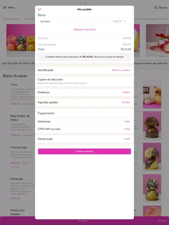 Скриншоты Tati Barbi Balas Caramelizadas iPad 