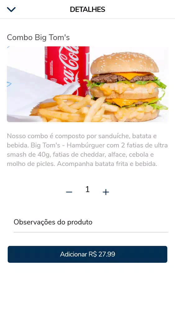 Toms Burger स्क्रीनशॉट