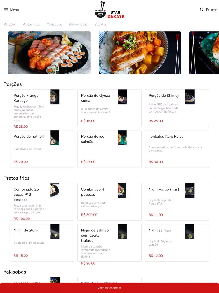 Utau Izakaya iPad  स्क्रीनशॉट