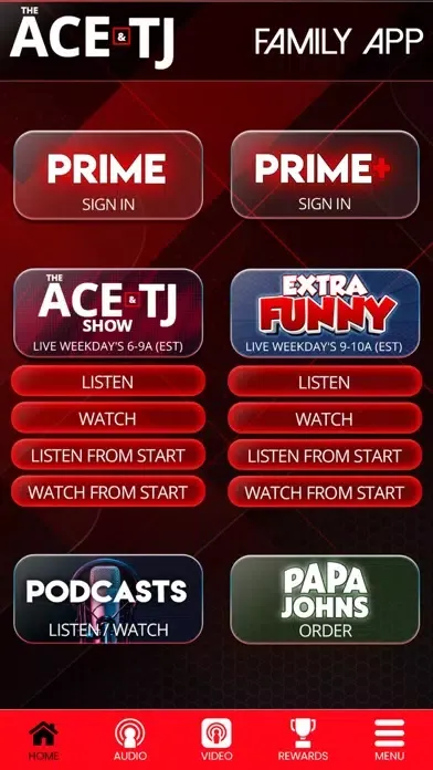 Capturas de tela do Ace & TJ Family App