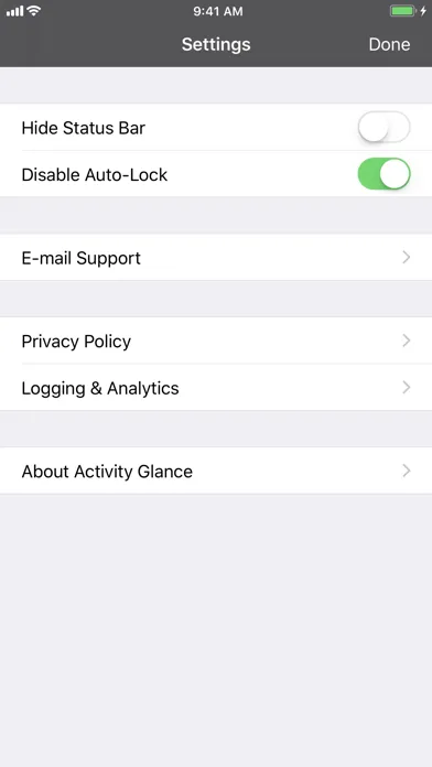 Activity Glance应用截图