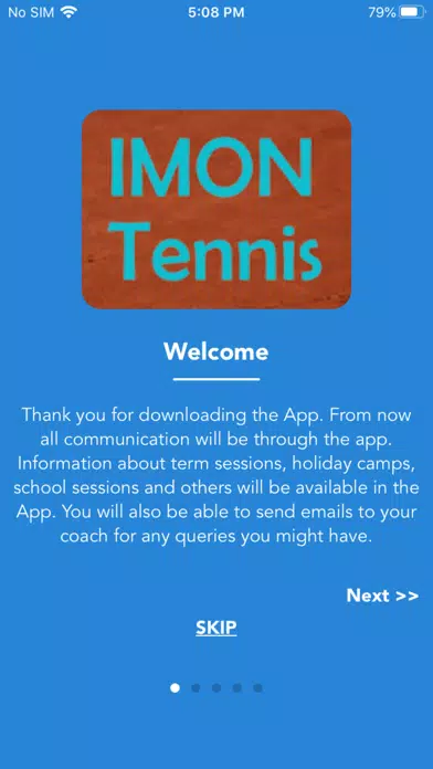 Screenshot di IMON Tennis