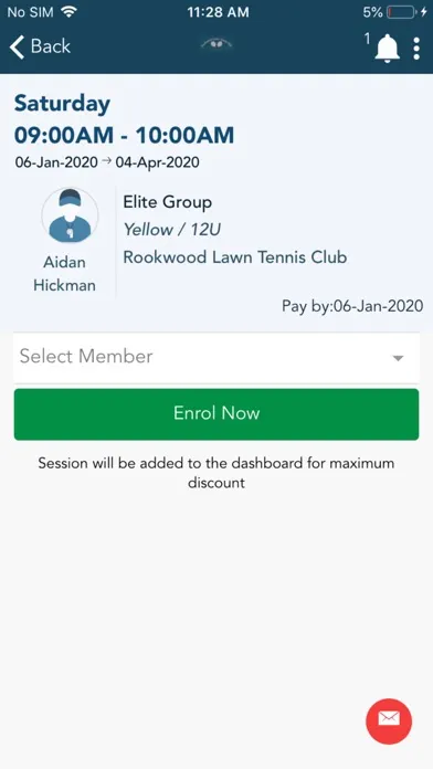 Rookwood Lawn Tennis Club Screenshots
