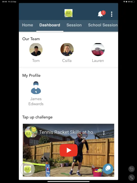 ProACE Sports and Swimming iPad  Screenshots