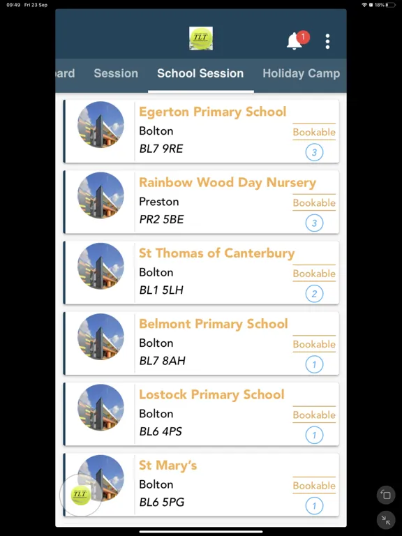 ProACE Sports and Swimming iPad  Screenshots