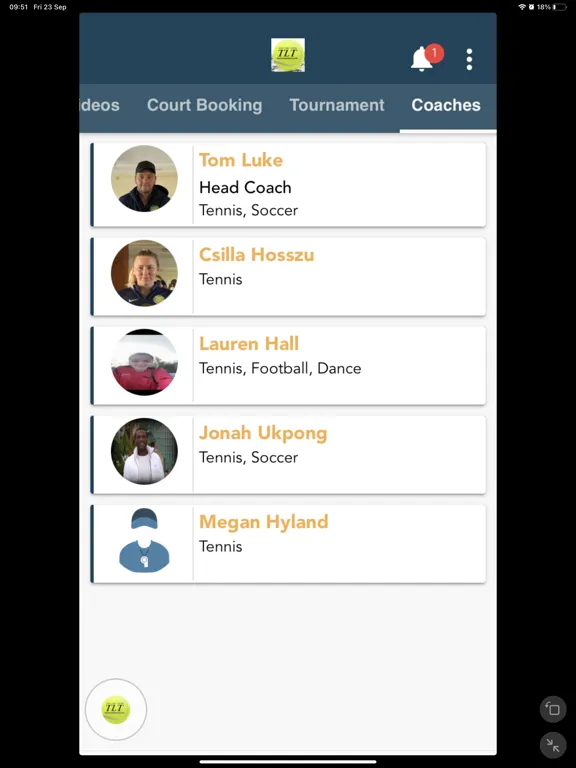 ProACE Sports and Swimming iPad  Screenshots