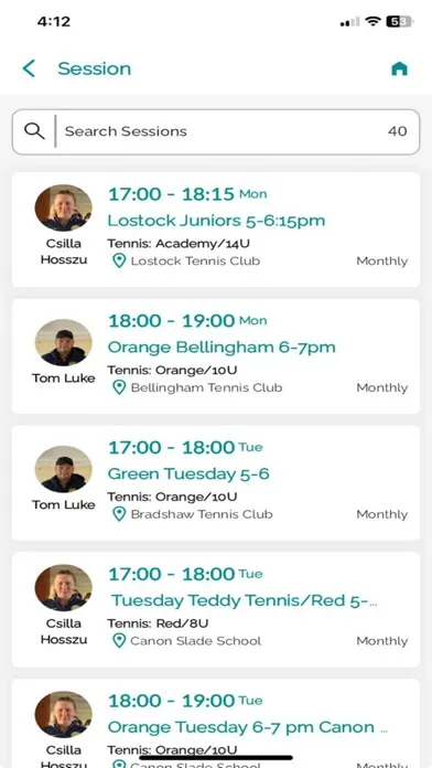 ProACE Sports and Swimming Screenshots