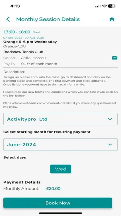ProACE Sports and Swimming Screenshots