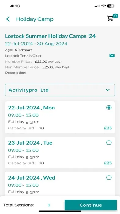 ProACE Sports and Swimming Screenshots