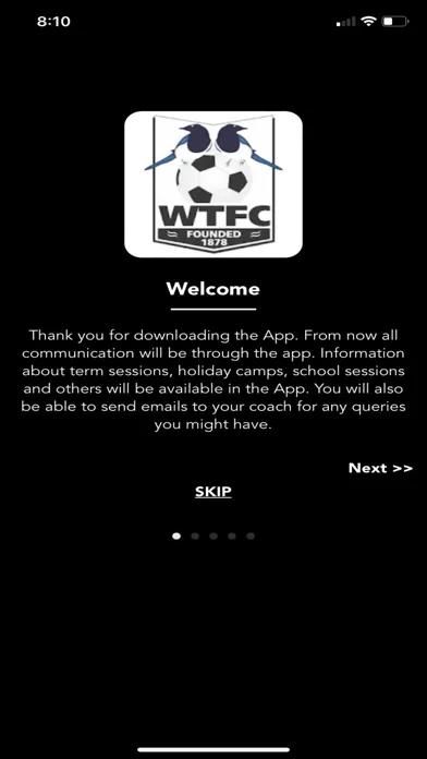 Capturas de pantalla de Wimborne Town Football Club