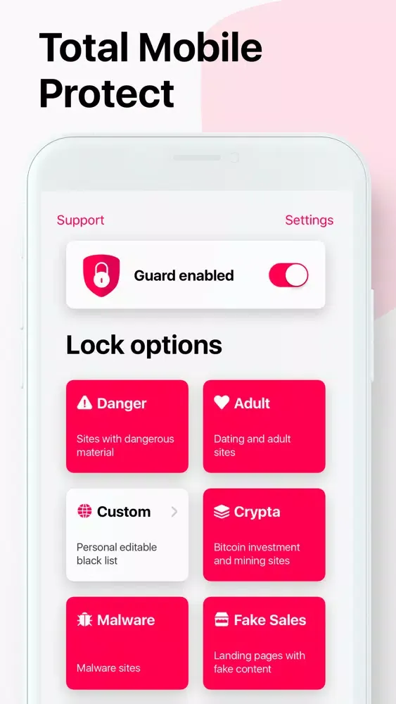 Screenshot di Privacy Protector