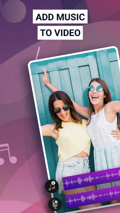 Zrzuty ekranu Add Background Music to Video+