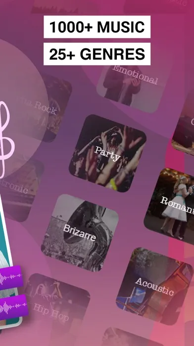 Zrzuty ekranu Add Background Music to Video+