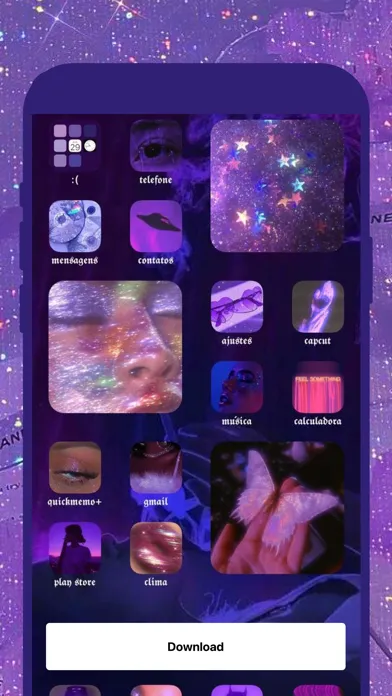 Capturas de tela do Themes : Home Screen Changer