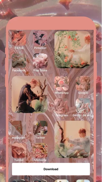 Capturas de tela do Themes : Home Screen Changer