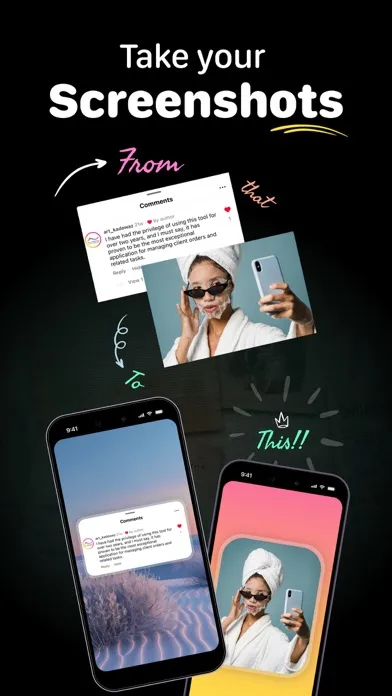 Screenshot Editor - PrettyShot स्क्रीनशॉट