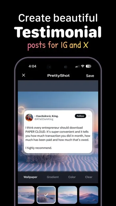 Screenshot Editor - PrettyShot स्क्रीनशॉट