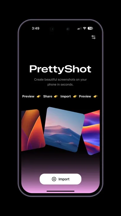 Screenshot Editor - PrettyShot स्क्रीनशॉट