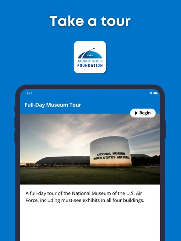 Capturas de pantalla de Air Force Museum Foundation iPad 