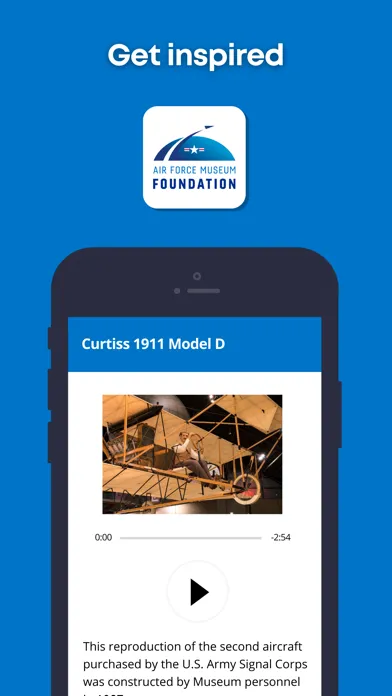 Capturas de pantalla de Air Force Museum Foundation