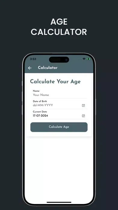 Скриншоты Age Calculator ·