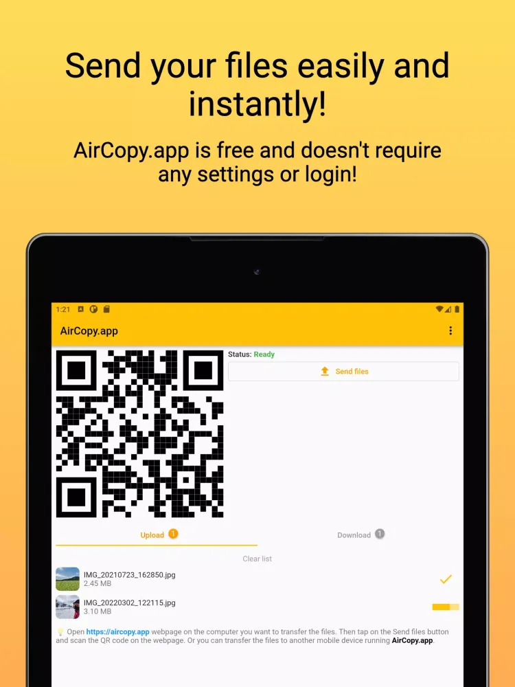 AirCopy.app Screenshots
