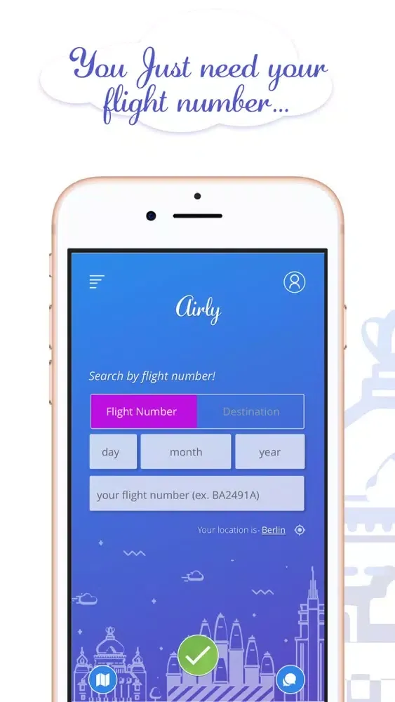 Tangkapan layar Airly - your flight mate