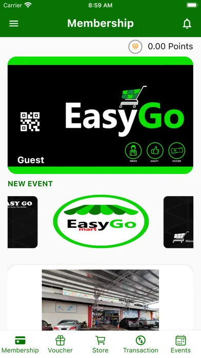 EasyGo Membership Screenshots