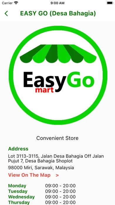 EasyGo Membership Screenshots