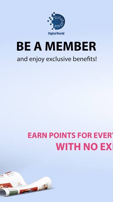 Tangkapan skrin Digital World Rewards