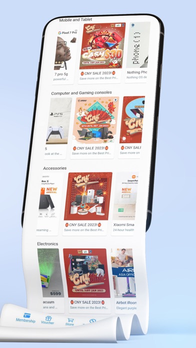 Tangkapan skrin Digital World Rewards