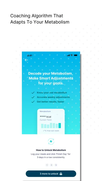 Capturas de tela do Alpha Coach Evolve: Diet Coach