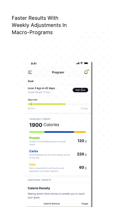 Capturas de tela do Alpha Coach Evolve: Diet Coach