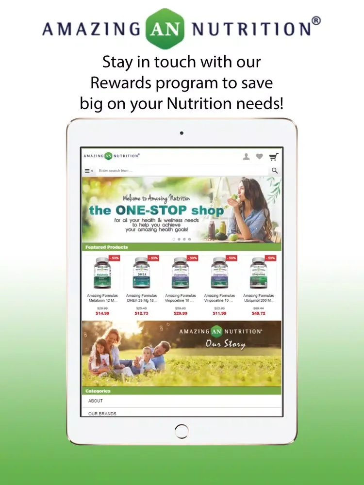 Amazing Nutrition LM360 iPad 应用截图