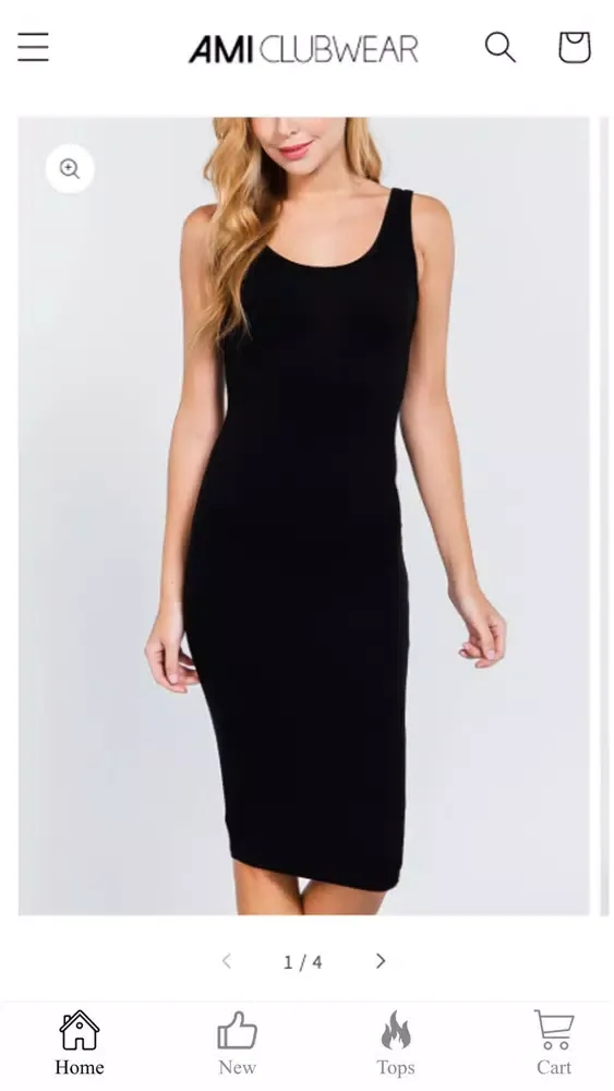 Ảnh chụp màn hình của Ami Clubwear