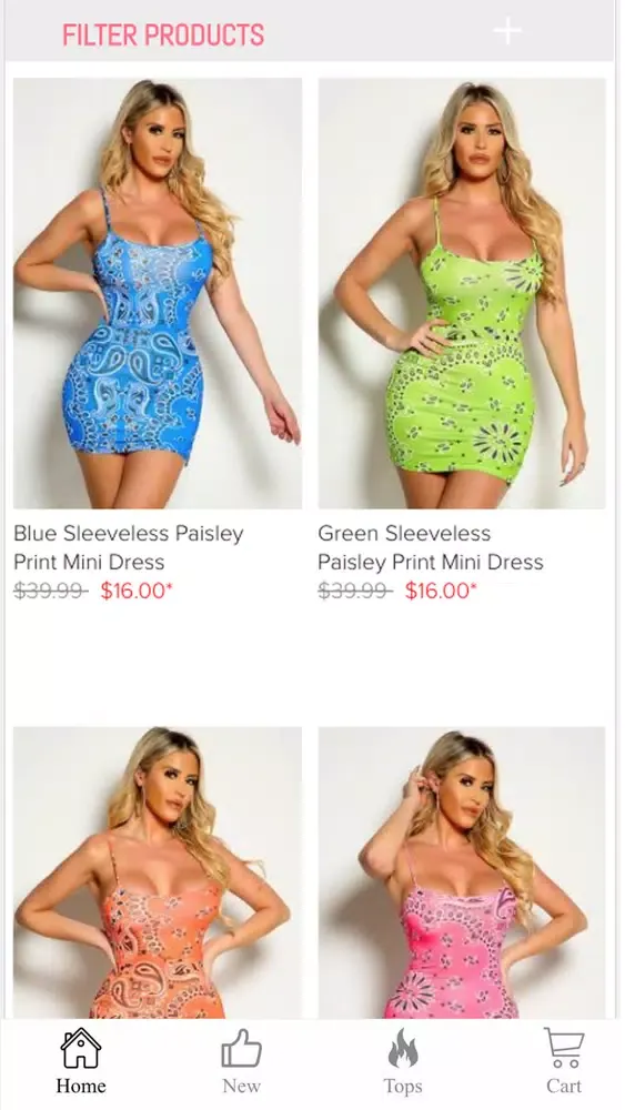 Ảnh chụp màn hình của Ami Clubwear