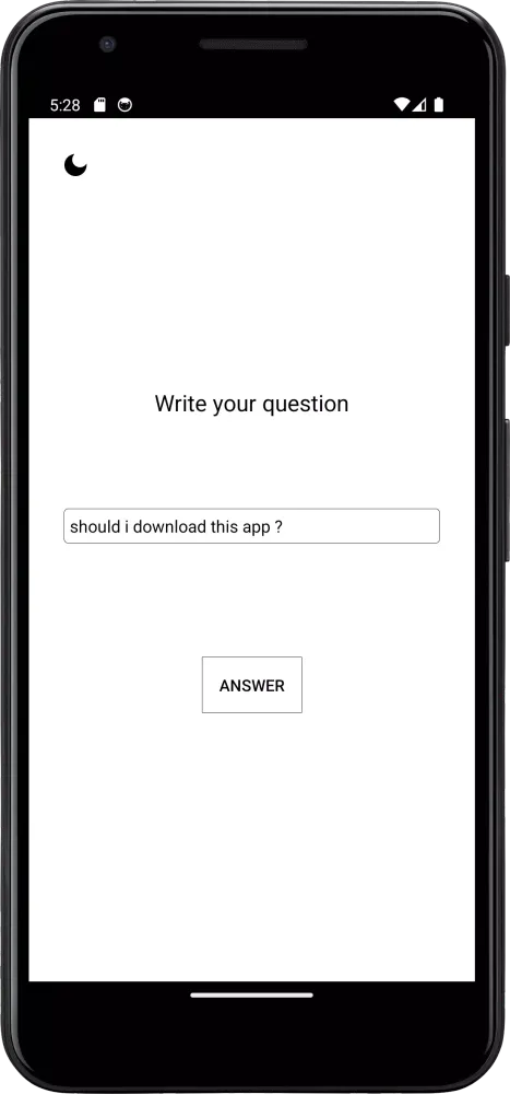 Zrzuty ekranu Decisions maker [yes or no]