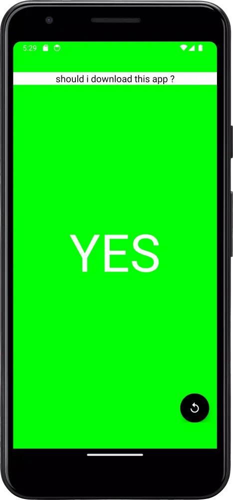 Zrzuty ekranu Decisions maker [yes or no]